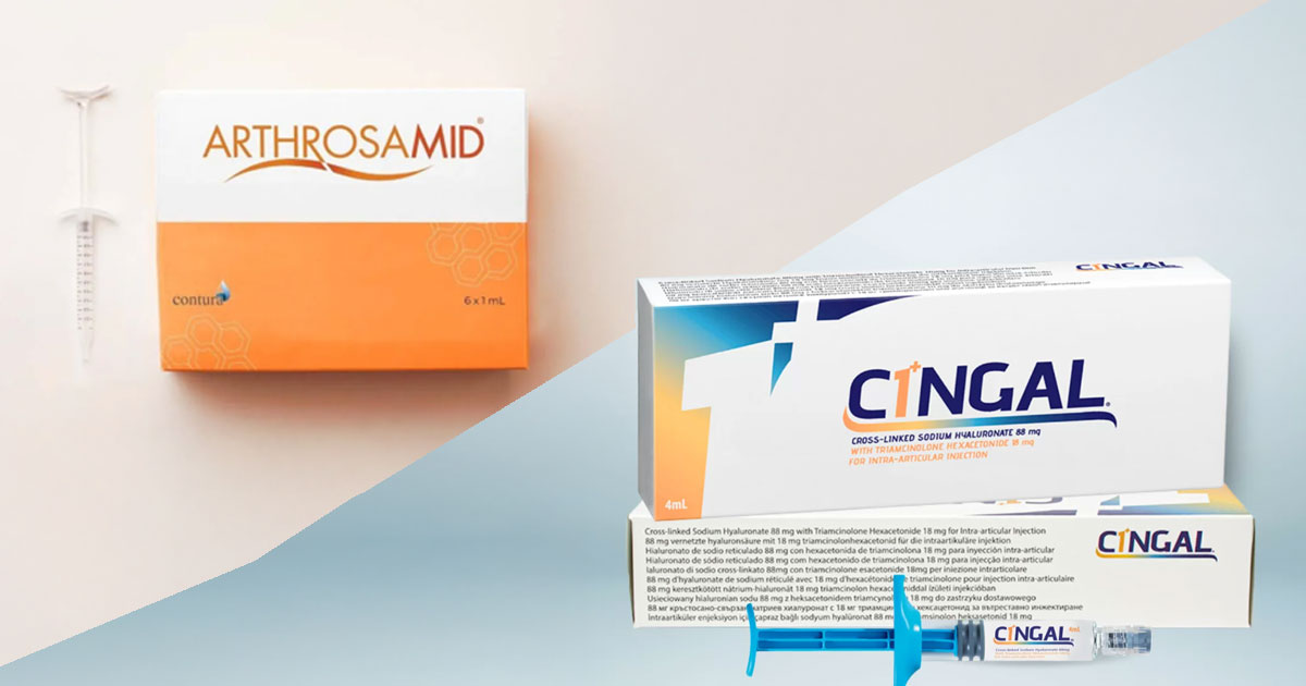 Intra-articular injections are a key non-surgical intervention for patients with osteoarthritis. Two options include hyaluronic acid (HA) and the newer Arthrosamid hydrogel.